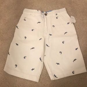 Boys size 12 White Shorts